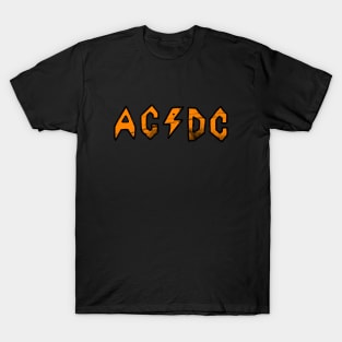 Butt-Head AC/DC Distressed - Orange T-Shirt